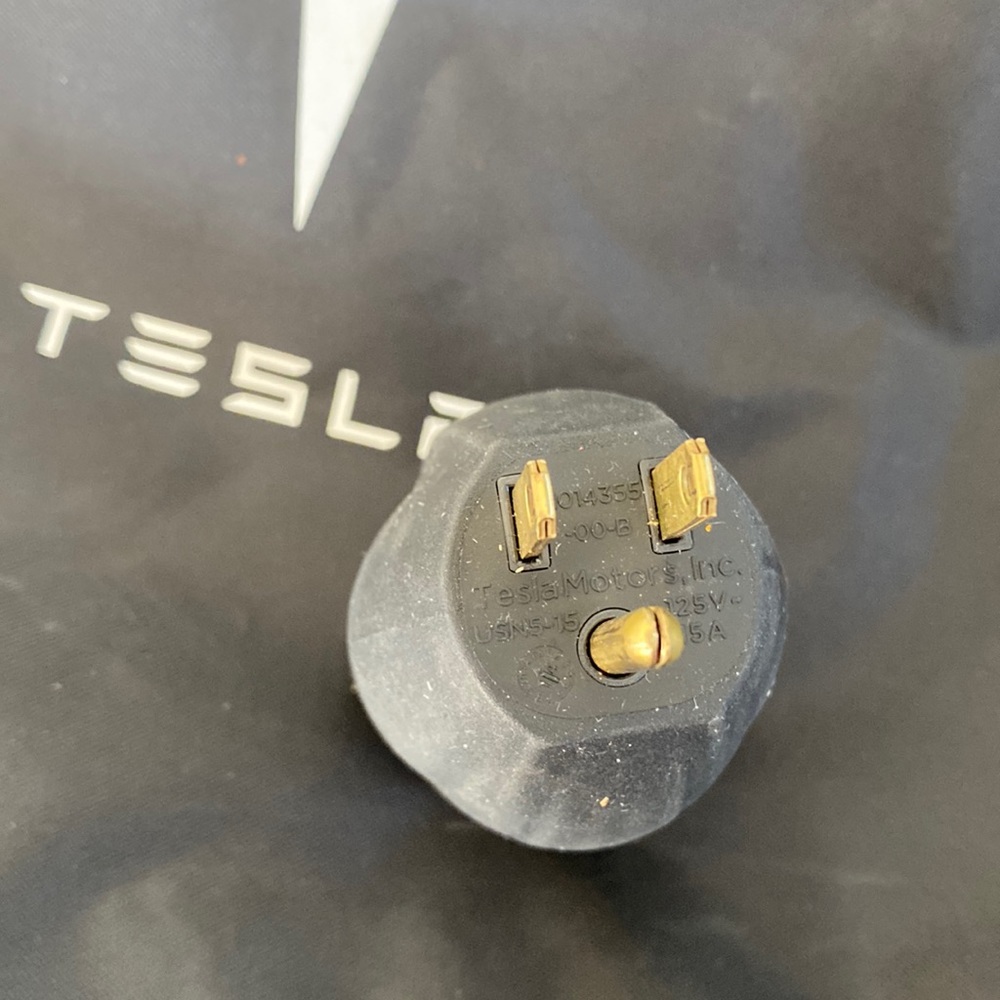 Tesla charger for regular outlet adapter